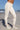 The Amy Ribbed Full Length Tights - Vanilla Cream - f.lux