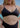The Julia 90's V Neckline Bralette Bikini Top - Black - f.lux