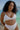 The Julia 90's V Neckline Bralette Top - White - f.lux