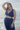 The Liv Breastfeeding Friendly Sports Bra - Indigo Blue - f.lux