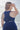 The Liv Breastfeeding Friendly Sports Bra - Indigo Blue - f.lux