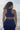 The Liv Breastfeeding Friendly Sports Bra - Indigo Blue - f.lux