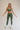 The Tina Full Length Pocket Tights - Olive Green - f.lux