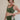 Olive Green Bruna Sports Bra by F.lux featuring premium eco-friendly fabric and chic V-back design for Australian women.