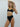 The Julia 90's High Waist Bikini Bottom - Black - f.lux